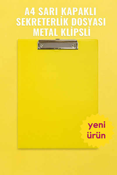 KarmaOfis A4 Red Cover Secretarial File with Metal Clip