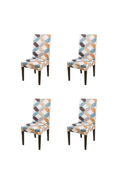 ElastiX shop Set de 4 huse universale pentru bucătărie, sufragerie, living, d...