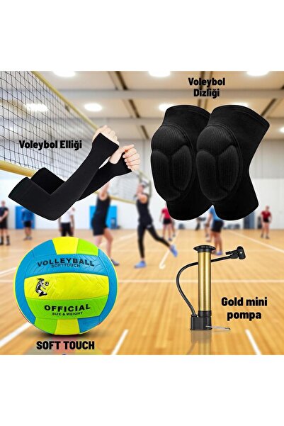 Gök Sports Volleyball Ball Volleyball Knee Pad Volleyball Handguard Volleyball Set with Pump Gift