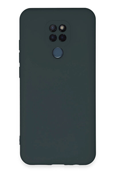 NewFace حافظة SPTRNS General Mobile GM 20 مصنوعة من السيليكون المخملي الداخلي - (225152) أخضر داكن