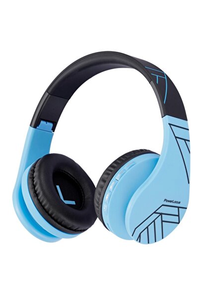 PowerLocus Casti pentru copii, Wireless, P1 Black / Blue