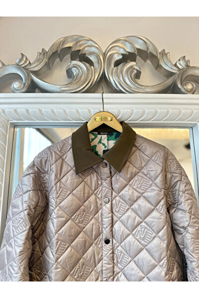 Invee Quilted Coat - Milk Coffee