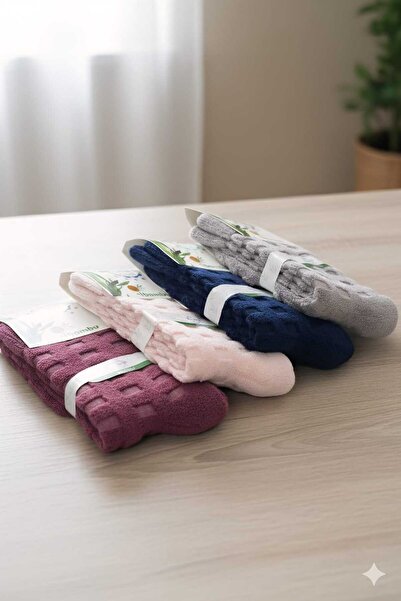 KBS BAMBU ÇORAP YIKAMALI DIŞ HAVLU GÖRÜNÜMLÜ (%90 BAMBU)