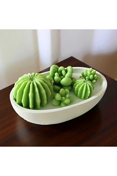 MODA Kayık Kase Mum | Sabun & Çam Kokulu | El Yapımı | 1. Kalite Taş Tozu | S...