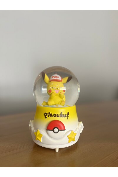 GNS Pikachu büyük boy ışıklı kar küresi