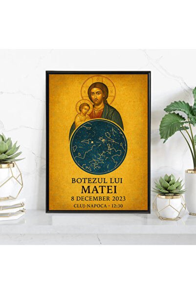 Legendary Gifts Tablou personalizat cu harta stelelor