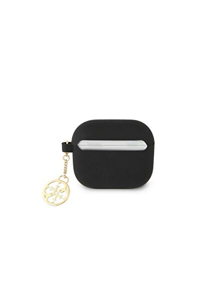 Guess Husa Airpods 3 Silicon 4G Charms Negru