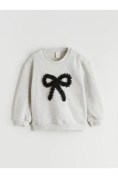 LC Waikiki Bow Printed Girls' Sweatshirt and Leggings 2-Pack (W5)