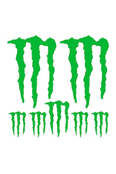 Oracal Set de autocolante Monster Energy, 7 piese, verde