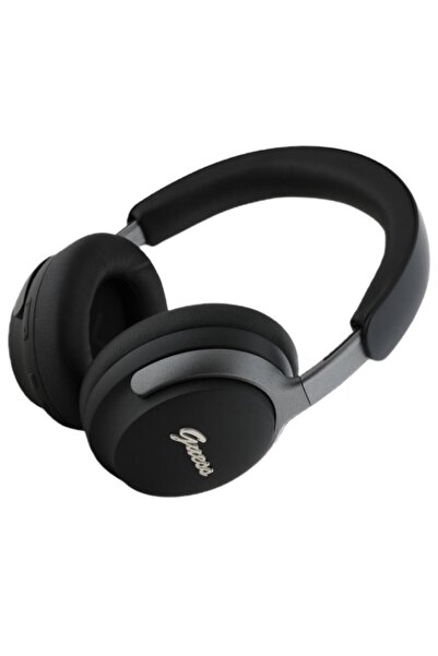 Guess Casti Bluetooth ANC/ENC Over-Ear Metal Script Logo Wireless Negru
