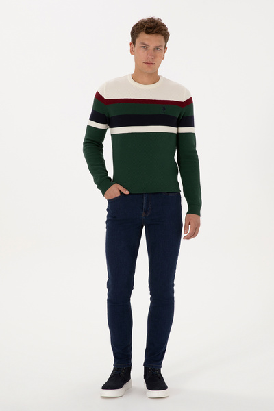 U.S. Polo Assn. Men's Dark Blue Slim Fit Jean Pants 50317433-Dn0023