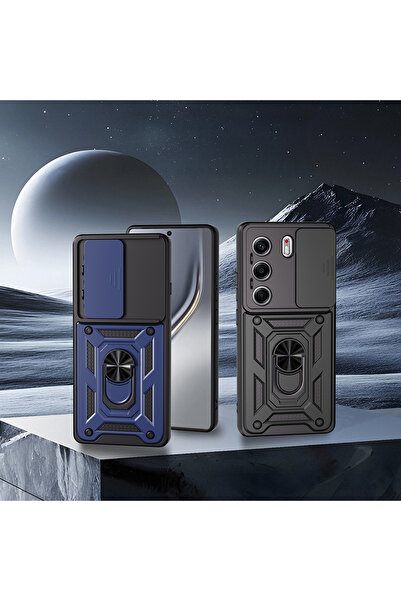 ZM STORE Tecno Camon 40 4g Compatible Case Magnetic Stand Camera Protection Sliding Vega Cover