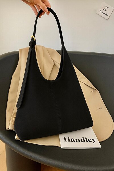 Handley Suede Hobo Bag – Minimalist Shoulder Bag Stylish and Elegant Women's Bag