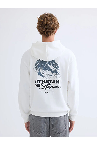 LC Waikiki Ανδρικό φούτερ με μακρυμάνικο εμπριμέ