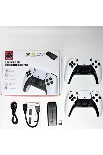 CONSOLEX 2.4G Wireless Controller Gamepad M8 Pro – Retro Oyun Konsolu – 10.000+ Oyun – HDMI Bağlantı