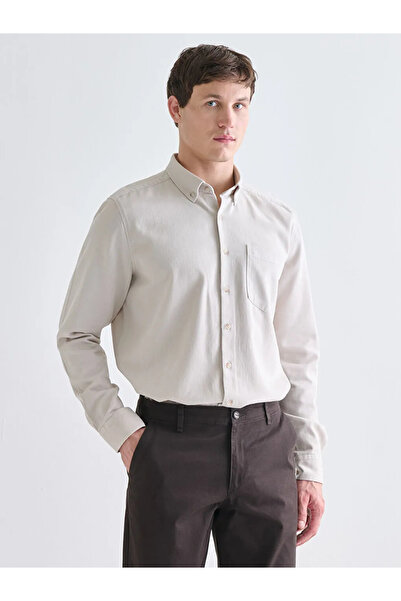 LC Waikiki Ανδρικό πουκάμισο Gabardine με κοντό μανίκι