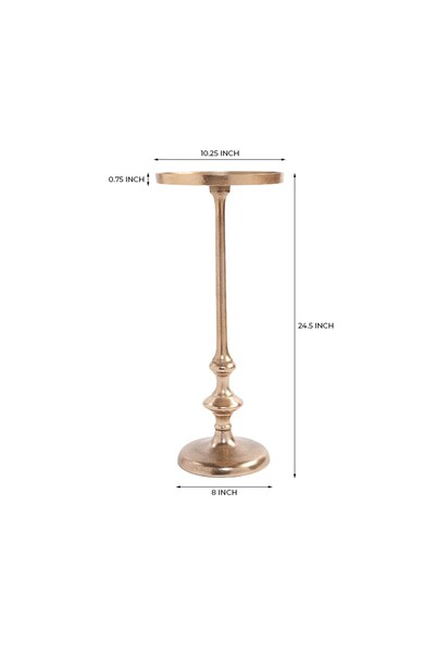 HOME AURAA Lexi Aluminium Accent Table