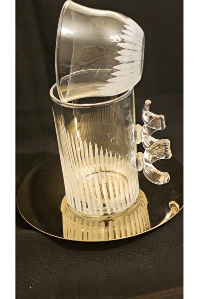 Turkish Store İstanbul Pasta Kulp 18-Piece Tea and Coffee Set