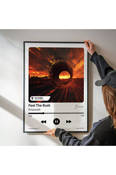 Thetic Ericovich - Feel The Rush Single Collection PREMIUM Poster Spotify - Poster de melodie!