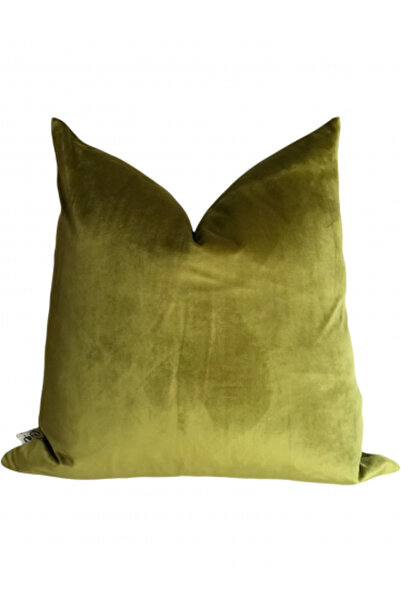 noonmade غطاء وسادة مخملي باللون الأخضر الزيتوني