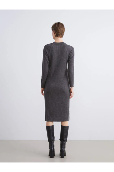LC Waikiki Crew Neck Knitwear Dress