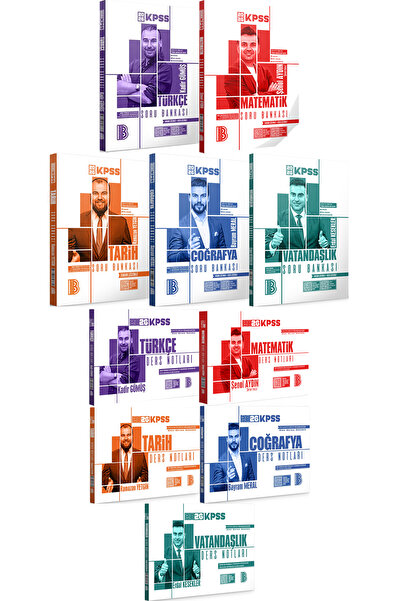 Benim Hocam Yayınları 2026 KPSS Türkçe Matematik Tarih Coğrafya Vatandaşlık S...