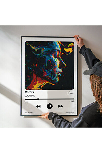 Thetic GAMMA - Poster PREMIUM Spotify din colecția Colors Single - Poster cu melodie!