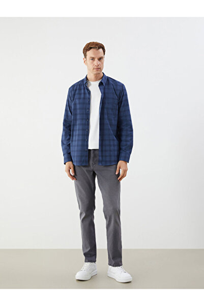 LC Waikiki Regular Fit Long Sleeve Plaid Men's Shirt