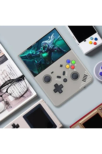 CONSOLEX R43 Pro Retro Oyun Konsolu – Krem Renkli Şık Tasarım – 4.3″ IPS Ekran – 20.000+ Oyun