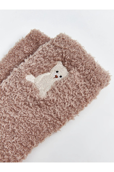 LC Waikiki Desenli Kadın Ev Çorabı