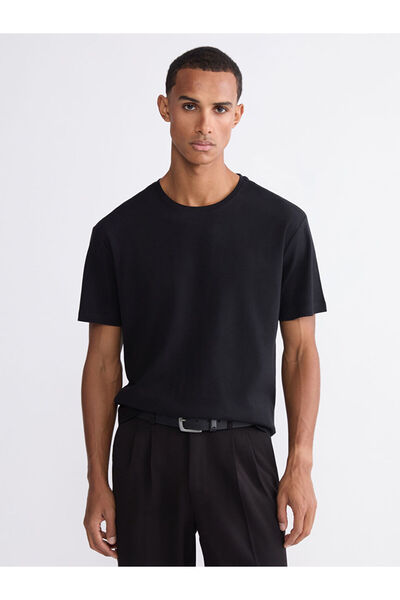 LC Waikiki RMZ GİYİM FARKİLYA Tricou pentru bărbați Zero Roba Collar