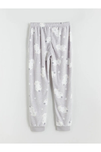 LC Waikiki Σετ γυναικεία πιτζάμα με κέντημα με λαιμόκοψη ποδηλάτου