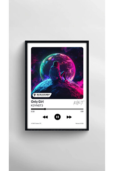 Thetic Rihanna - Poster PREMIUM Spotify din colecția Only Girl Single - Poster cu melodie!