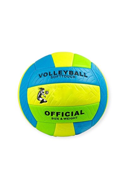 Gök Sports Premium Quality Size 5 Double Lining Indoor Outdoor Soft Touch Stitched Volleyball Ball with Pump Gift