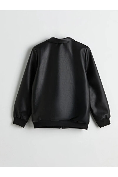 LC Waikiki Erkek Çocuk Deri Görünümlü Mont