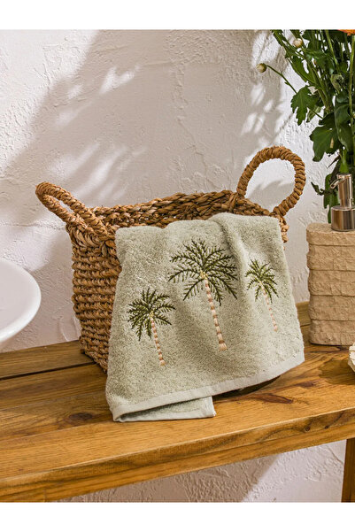 LC Waikiki Prosop de față din bumbac brodat cu palmieri 50x80 cm