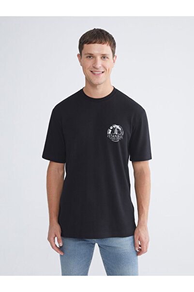 LC Waikiki I Sıfır Roba Yaka Istanbul Printed Men's T-Shirt from Freezen Store