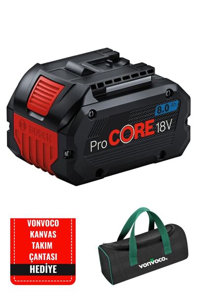 Bosch Procore All 18 V 8 Ah Batarya Yedek Akü Şarjlı Matkap Bataryası 18 Volt 8 Amper Pil