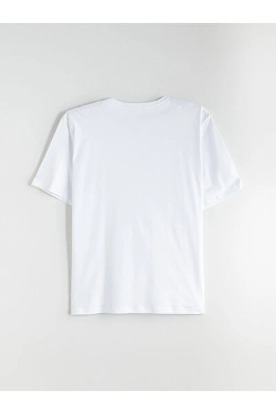 LC Waikiki Ανδρικό T-Shirt με λαιμόκοψη V χτενισμένο βαμβακερό