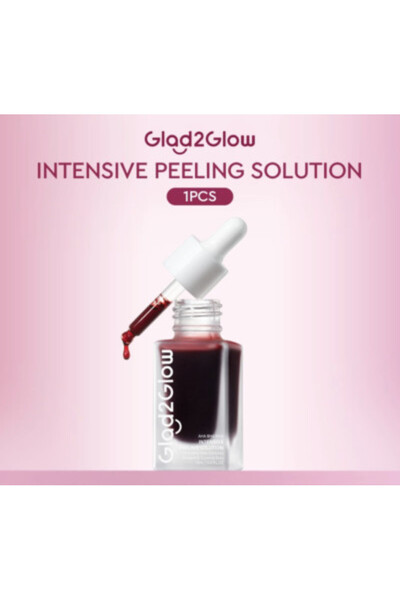 glad2glow سيروم التقشير المكثف، محلول خلاصة AHA وBHA وPHA - 15 مل