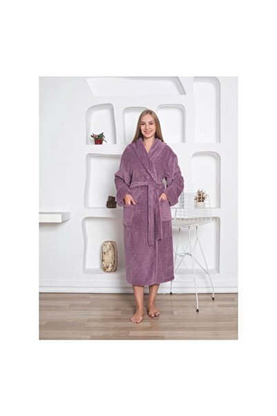 pamuklu Halat de baie Cocolino pentru femei, magenta, marimea L