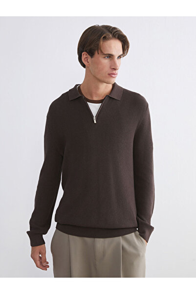 LC Waikiki Esvab • Modern & Distinctive Devrik Roba Collar Men's Knitwear Swe...
