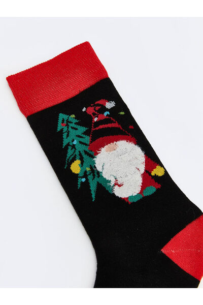 LC Waikiki Yılbaşı Temalı Erkek Boxer ve Çorap