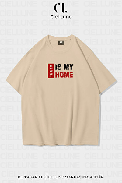 Ciel Lune Tricou oversize unisex, pentru femei și bărbați, cu imprimeu specia...