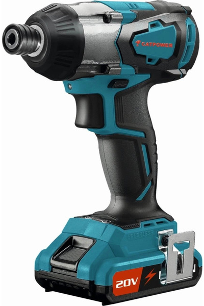 Belle Fusion Mey İthalat® Cat Power 4122 Torklu Kömürsüz Şarjlı Matkap 20 Volt