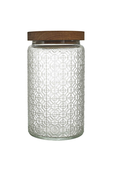 Other Borcan Cisele cu capac de salcâm 1l, vitraliu