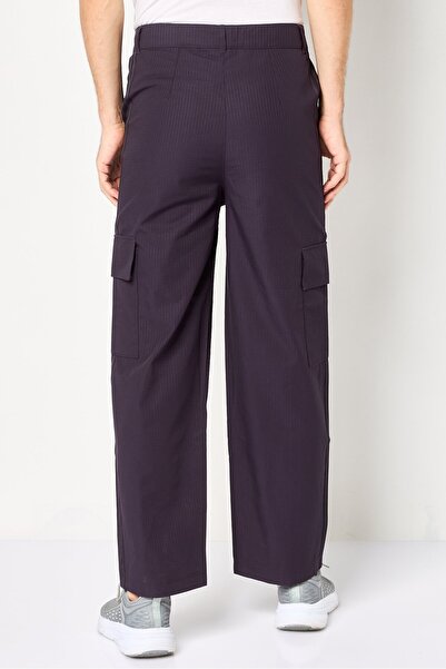 adidas Men Sportswear Fit Outdoor Cargo Pants, Dark Purple