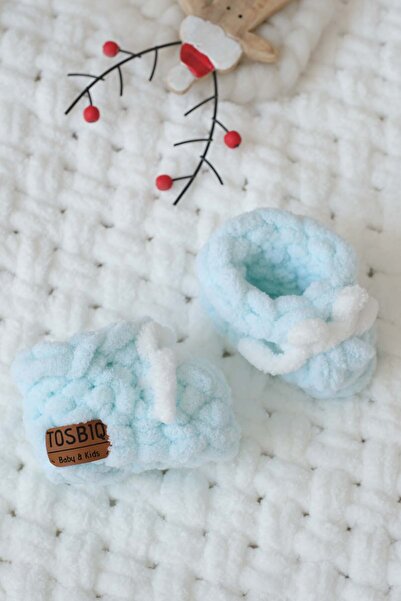 Bugula Baby Newborn Panduf 0-3m Yavruağzı Fiyonlu White Girl Trend Handmade K...