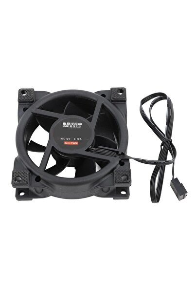 Other 80mm PWM Silent High-Pressure Case Fan with Dynamic Pressure Bearing, Smart Temperature Control (Bla