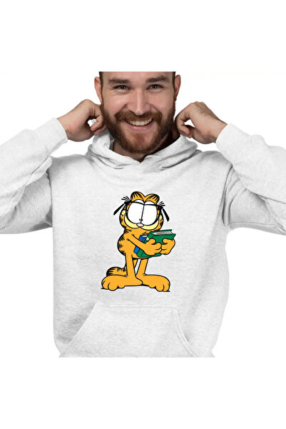 OEM Hanorac Barbati Garfield Carti Scoala Invata